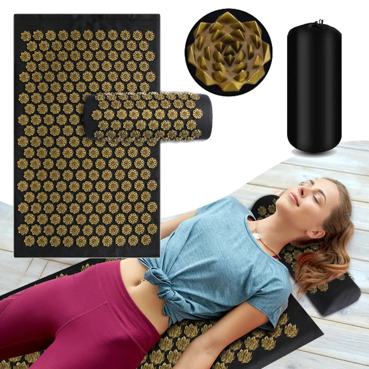 Acupressure Yoga Mat & Pillow Set – Kuznetsov Applicator