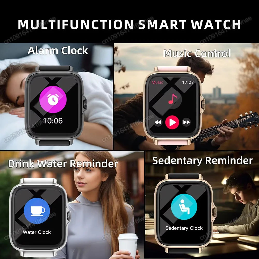 1.83" Waterproof Smart Watch – Call & Health Tracker