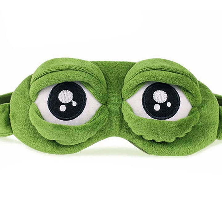 3D Sad Frog Sleep Mask Eye Cover