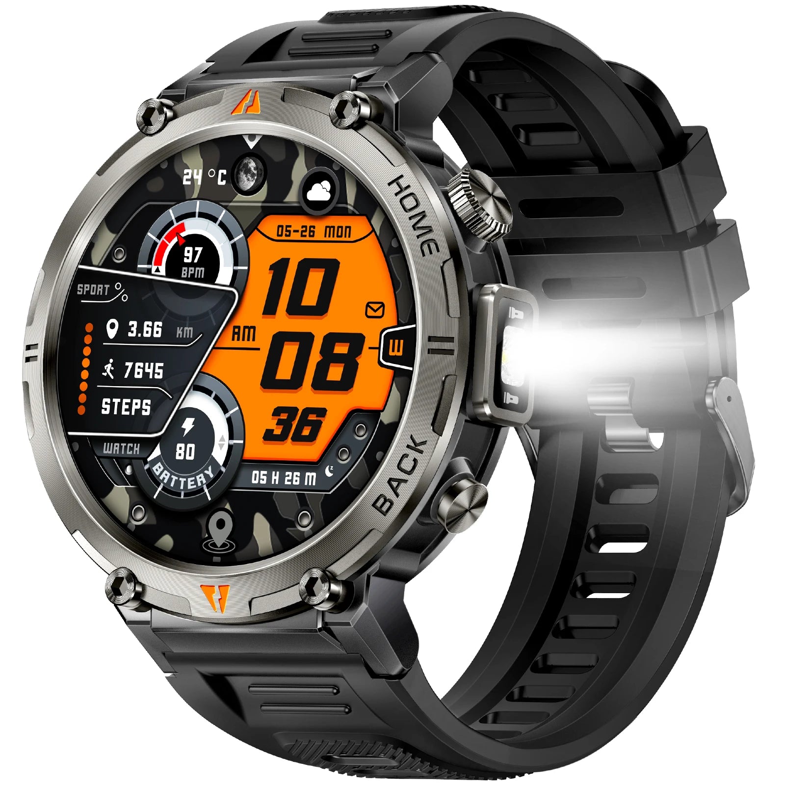 EIGIIS KE3 Smart Watch – 3ATM Waterproof & Bluetooth Call