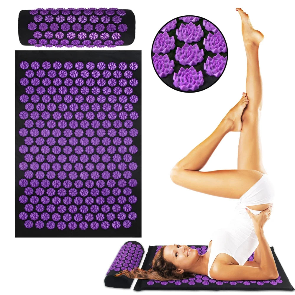 Acupressure Yoga Mat & Pillow Set – Kuznetsov Applicator