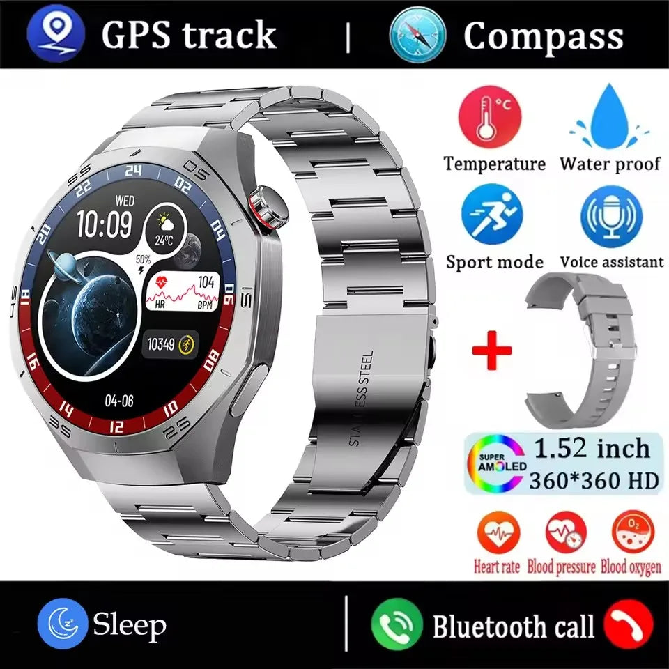 2025 Huawei GT5 Pro Smart Watch – AMOLED GPS Bluetooth Call Waterproof