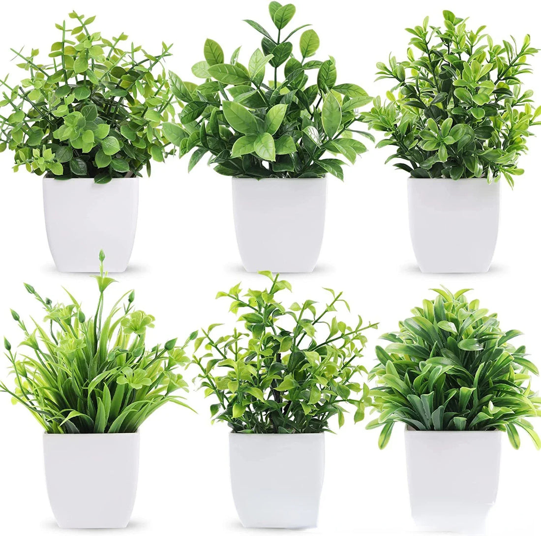 Artificial Bonsai Eucalyptus Plant – Potted Home Decor