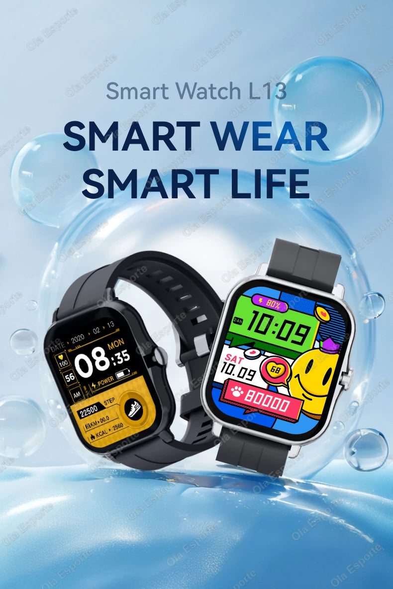 1.83" Waterproof Smart Watch – Call & Health Tracker