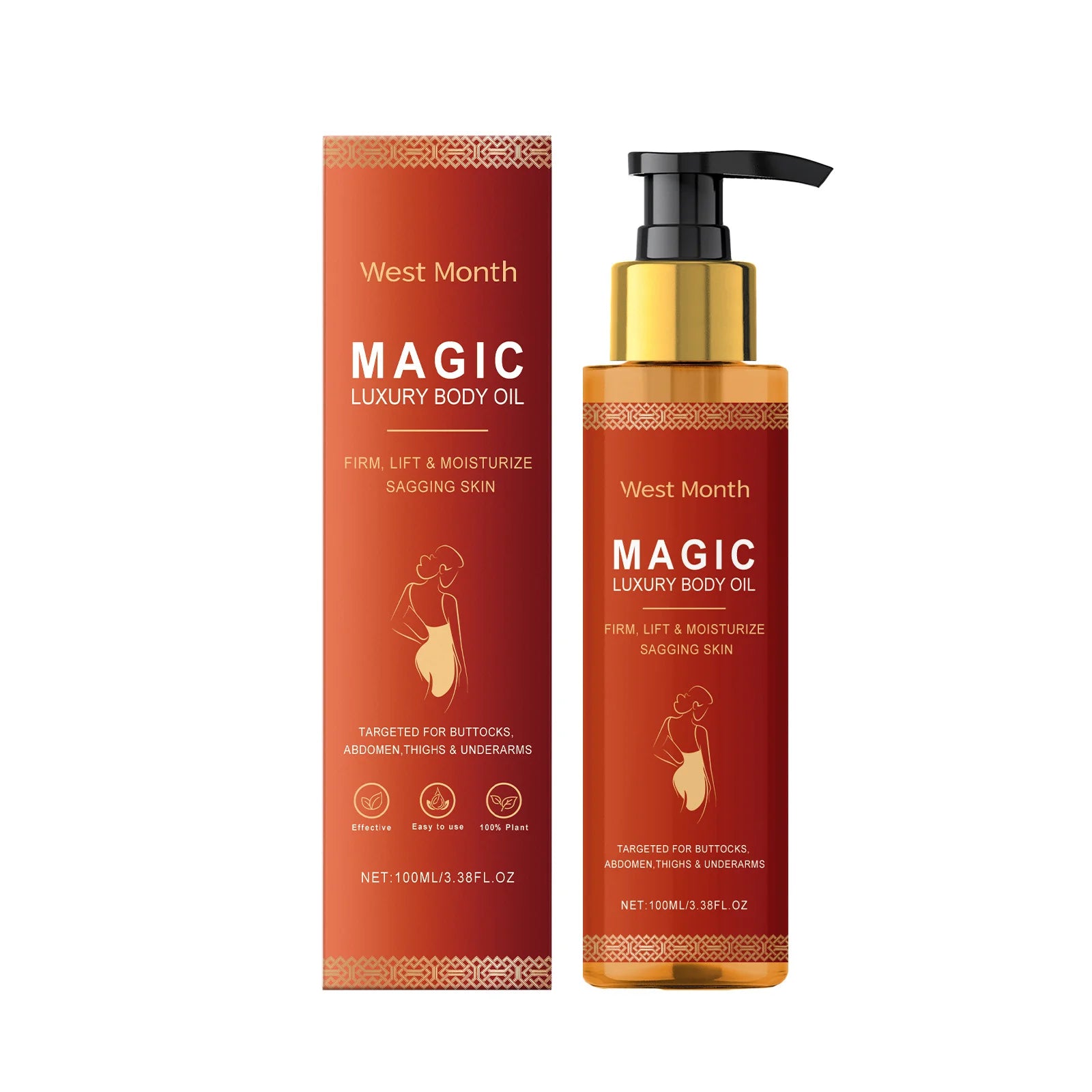 Magic Luxury Body Oil for Moisturizing & Firming