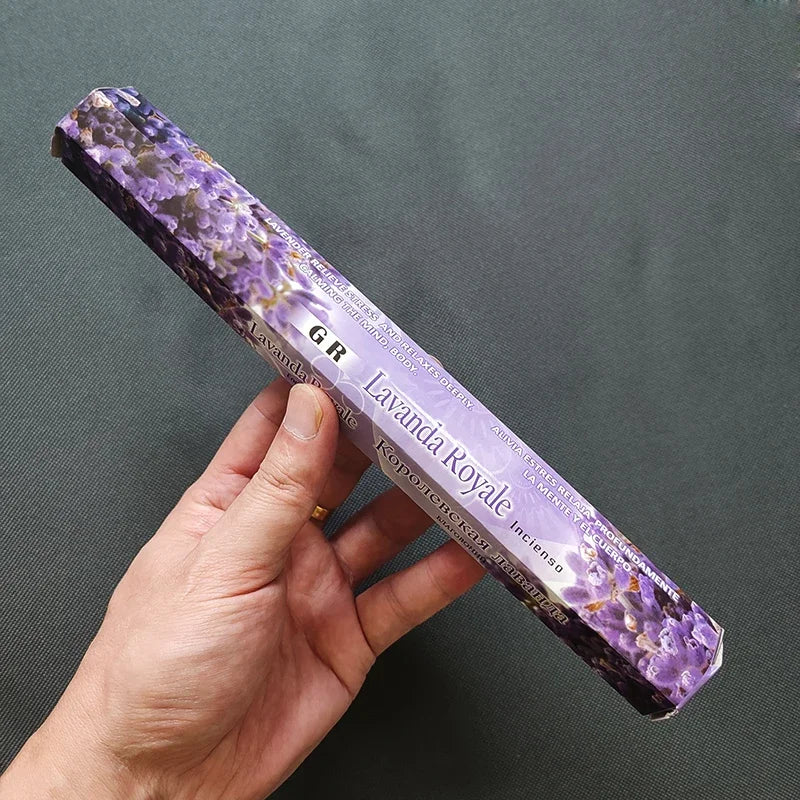 20pcs Indian Incense Sticks – White Sage, Lavender, Sea Breeze