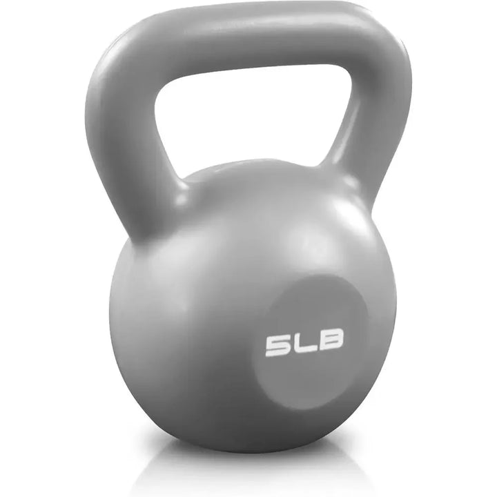 5lbs Vinyl Coated Kettlebell for Women – Strength Training Weight