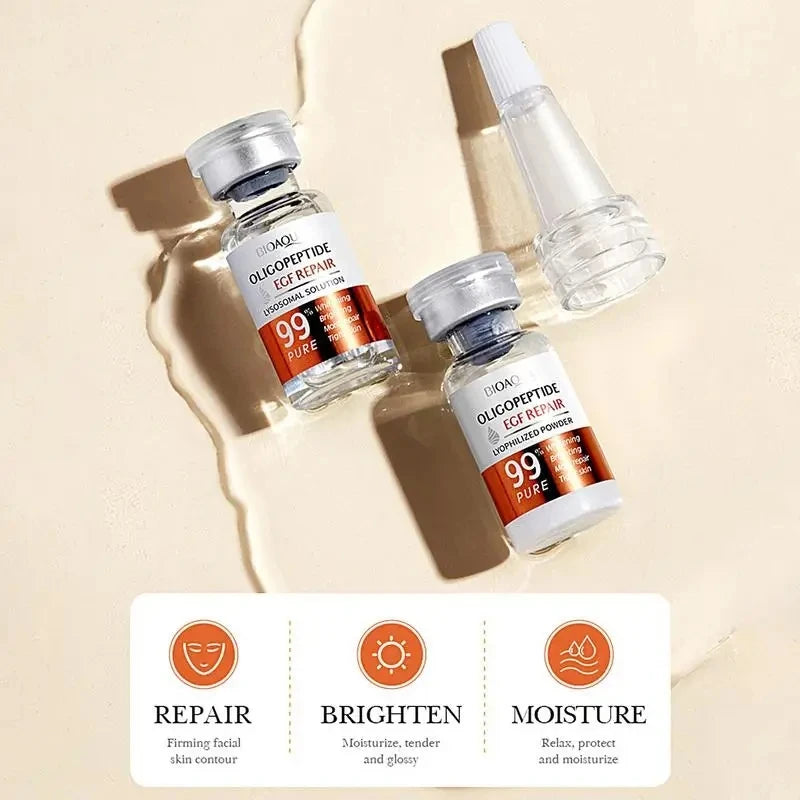 Microneedling Serum & Yeast Freeze-Dried Skincare Set
