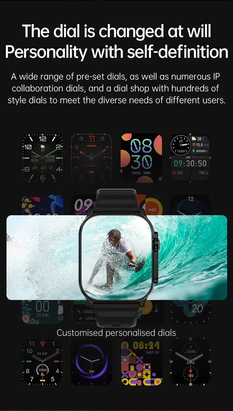 2025 T900 Ultra 2 Smart Watch – 49mm AMOLED NFC Waterproof