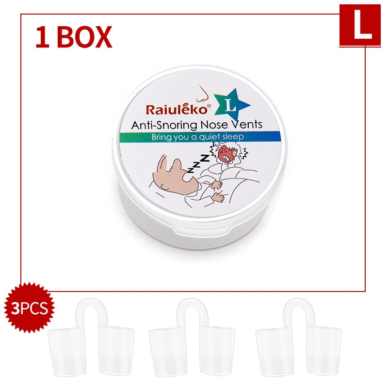 3/4PCS Anti-Snoring Nose Vents Set