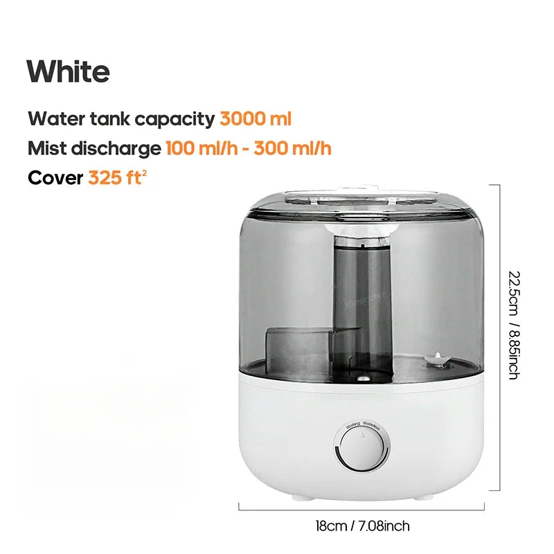 CK2 3L Silent Air Humidifier & Aroma Diffuser