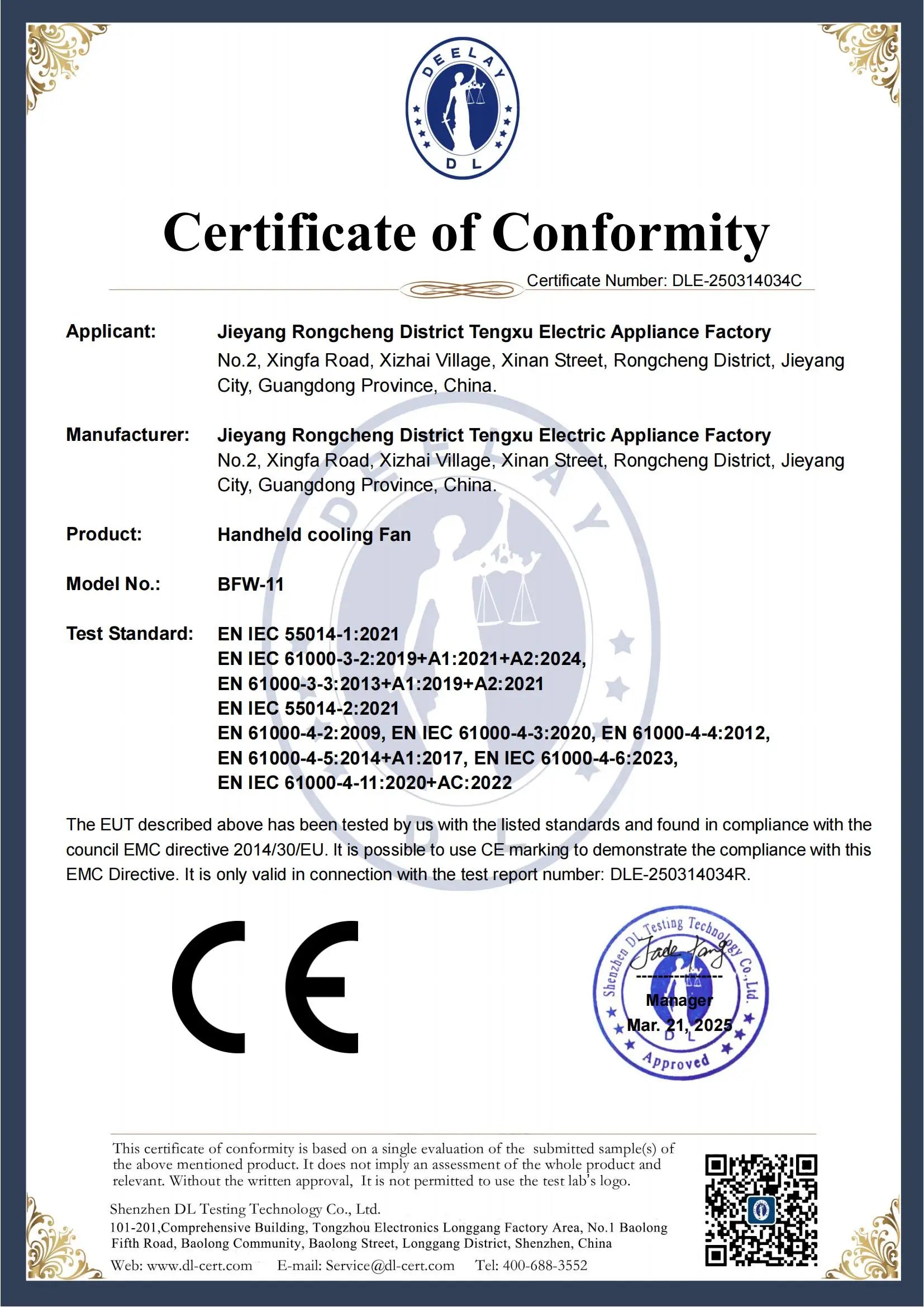 Portable Handheld Turbo Fan – 3-Speed Ice Compress Mini Fan