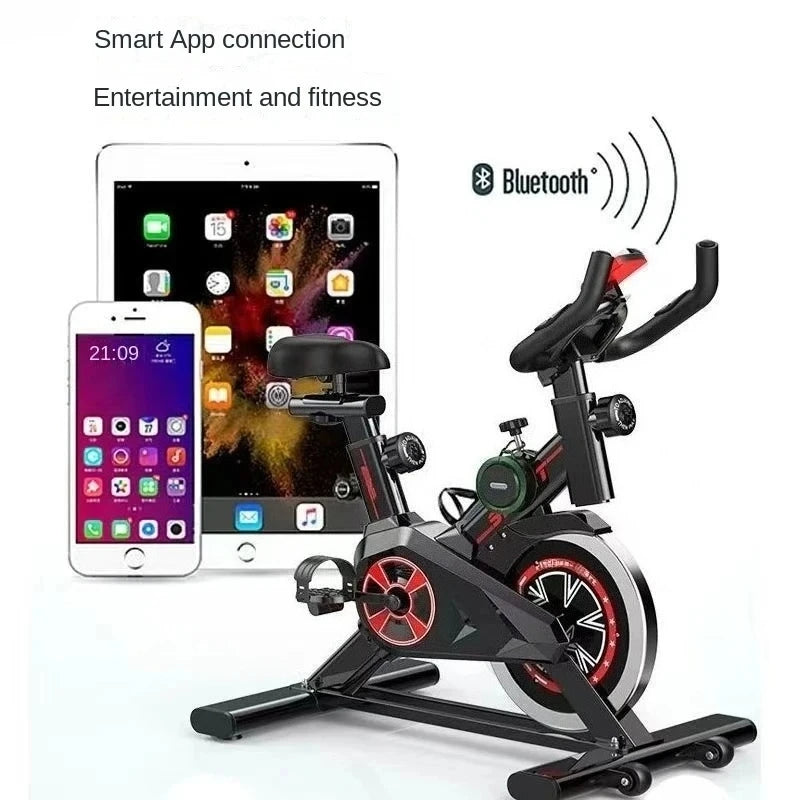 Indoor Spin Bike – Silent Smart Exercise Bike for Home Fitness