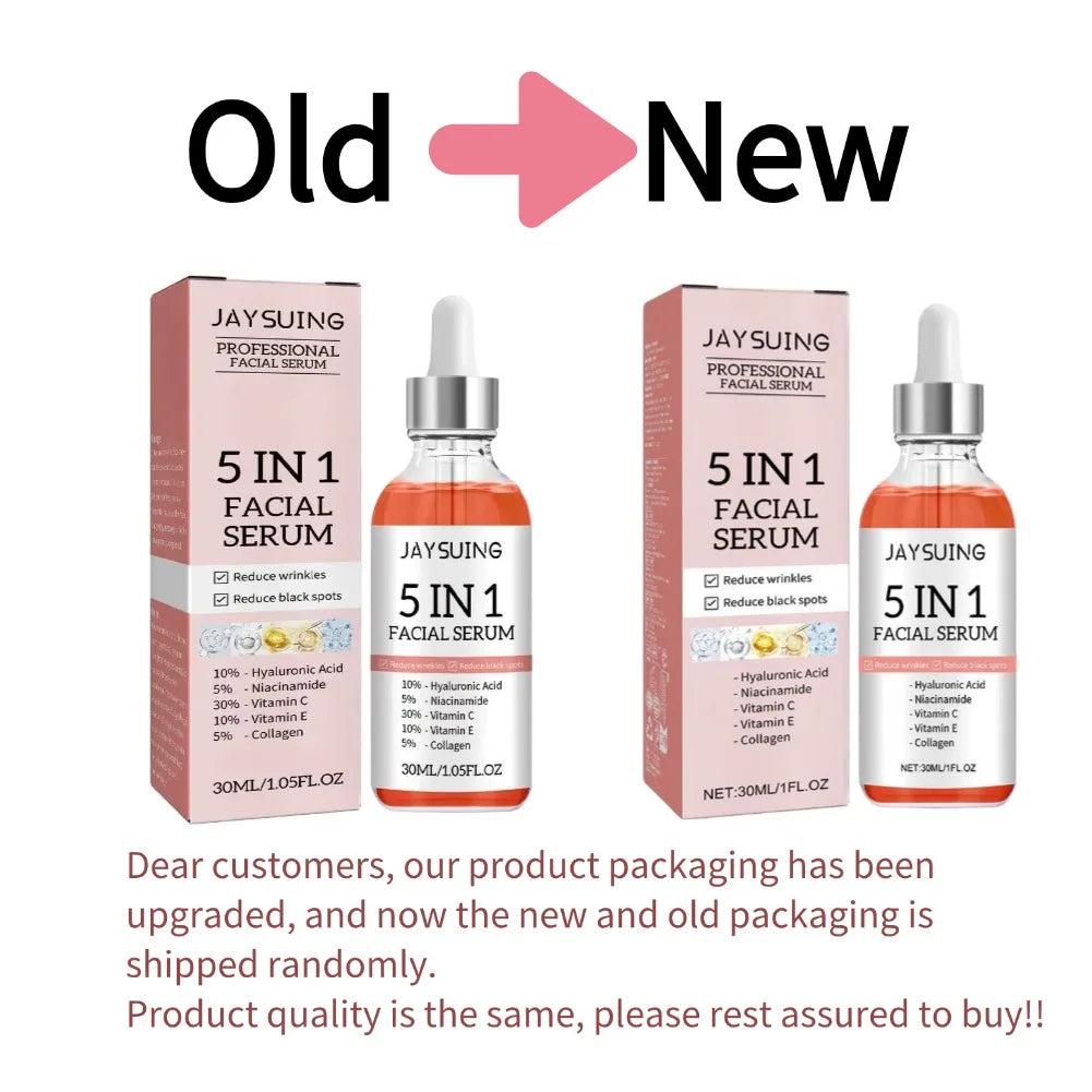 5-in-1 Hyaluronic Acid & Vitamin C Face Serum