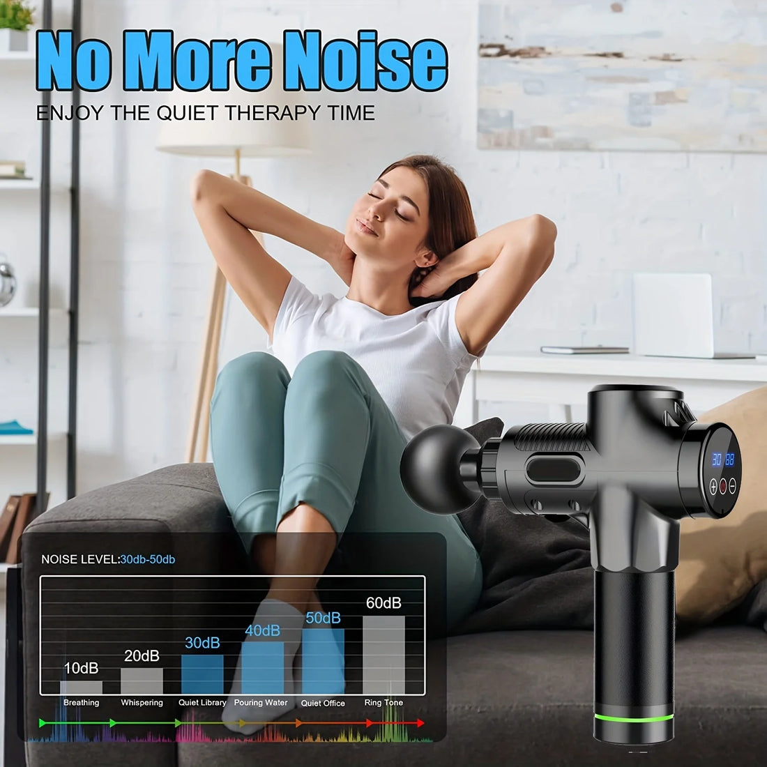 Electric Fascia Massage Gun – Deep Tissue Muscle Relief