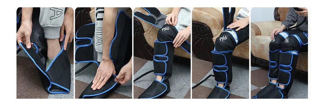 360° Air Pressure Foot and Leg Massager – Promotes Circulation and Muscle Relaxation