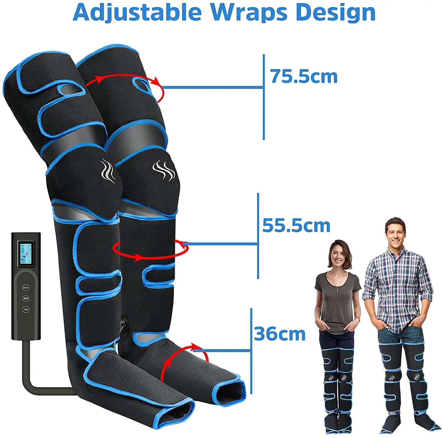 360° Air Pressure Foot and Leg Massager – Promotes Circulation and Muscle Relaxation